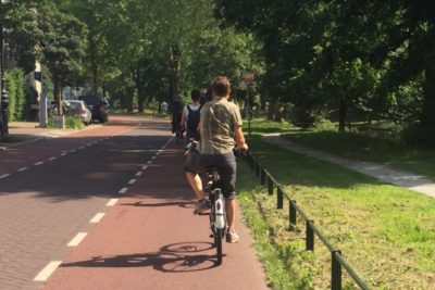 Bike in bikelane