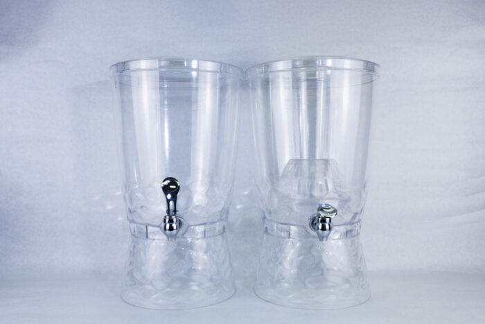 Plastic cold beverage dispensers, 3 gallons - #111