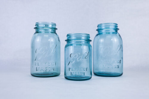 Mason jar vases