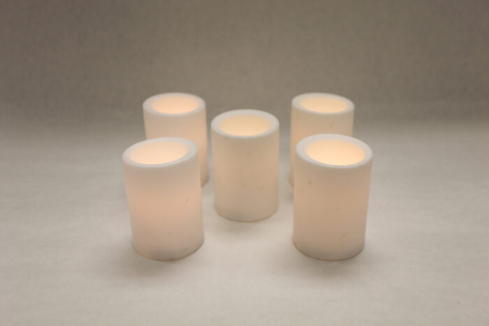 Flameless pillar candles - #161