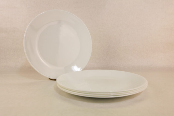 White Corelle dinner plates - #64
