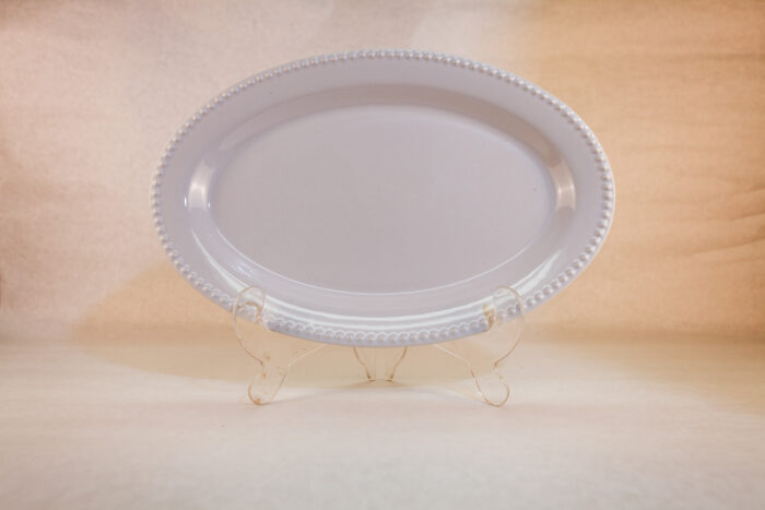 White oval ceramic platters - #72