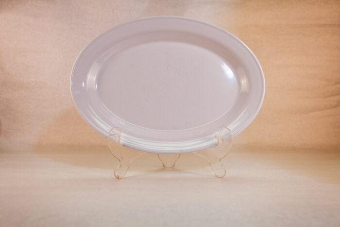 White oval ceramic platters - #72 - Image 3