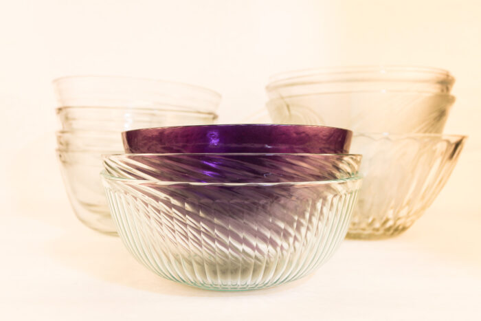 Glass serving bowls - #75