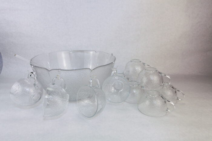 XL glass bowls & punch cups - #76 - Image 5