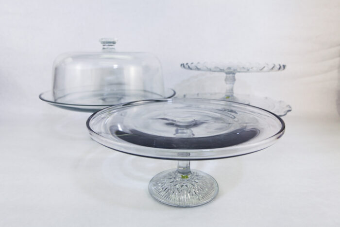 Glass cake stands - #77