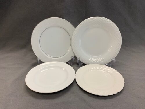 Assorted dessert plates