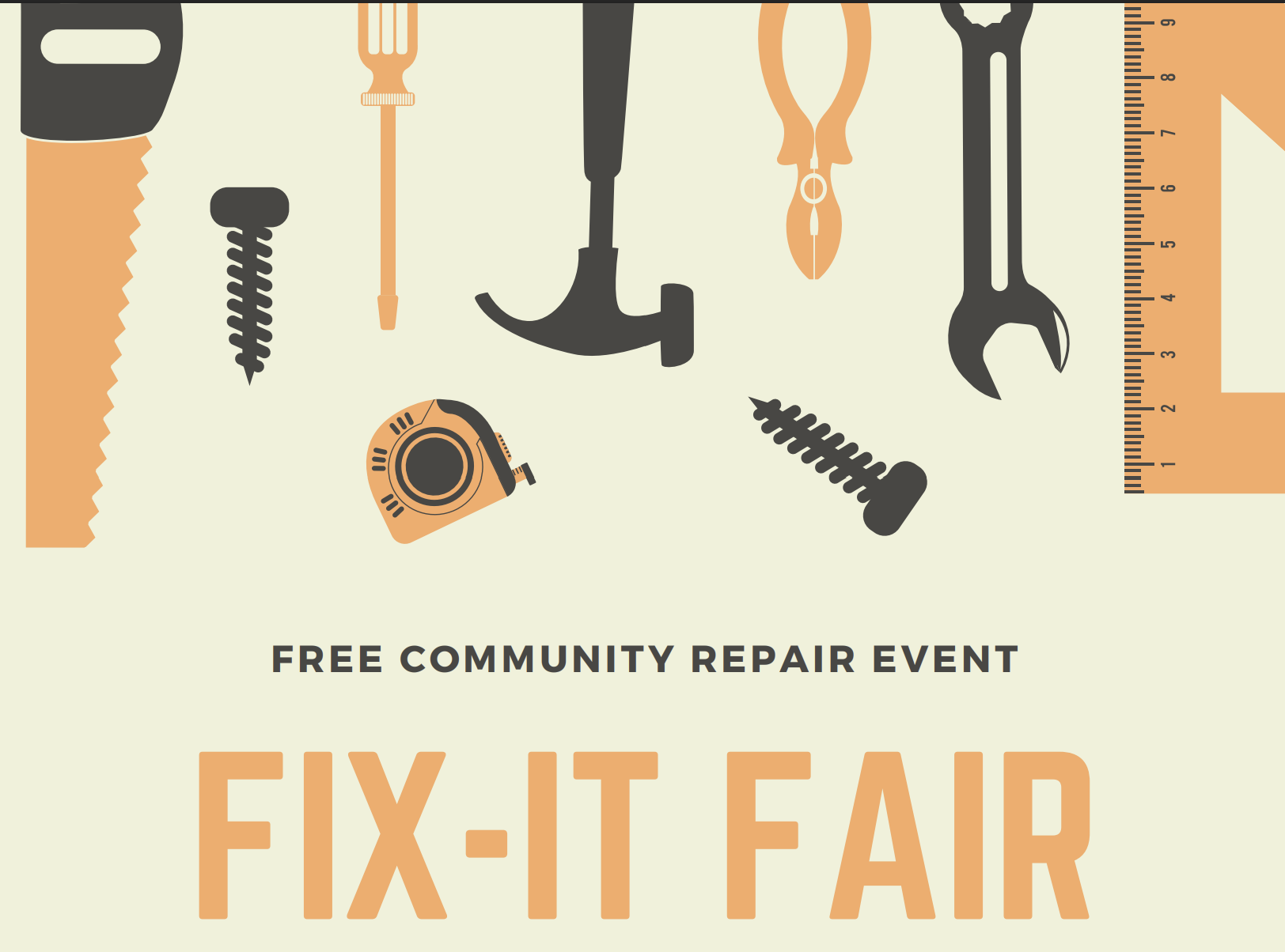 Fix-it Fair BARN poster snippet